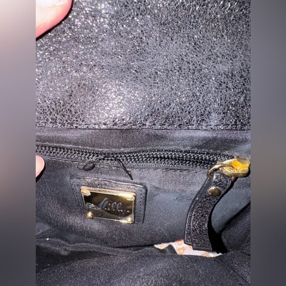 Milly Black Metallic Mini Shoulder Bag - Picture 7 of 11